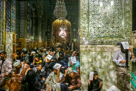 مراسم احیای شب نوزدهم ماه مبارک رمضان 1396 در حرم حضرت فاطمه معصومه(س)
