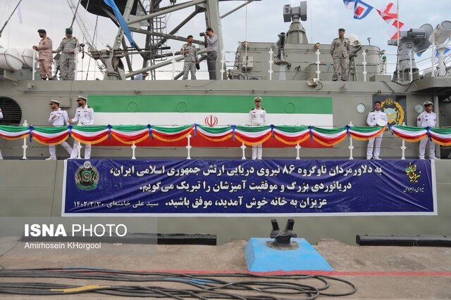 مراسم استقبال رسمی از ناوگروه ۸۶ نیروی دریایی