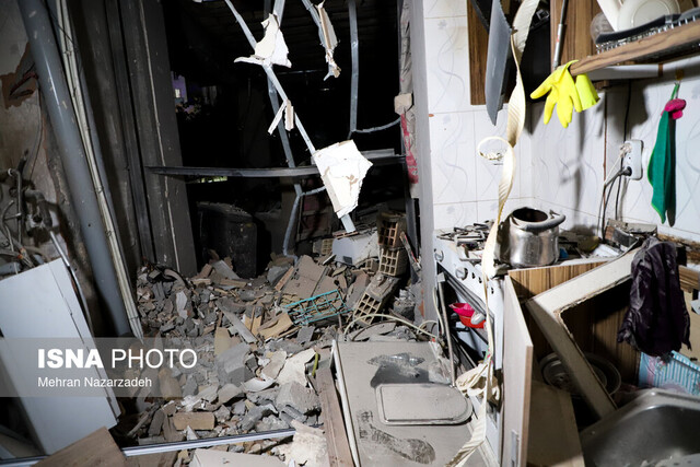 عکس: آرشیو انفجار کپسول گاز در تاکستان حادثه آفرید