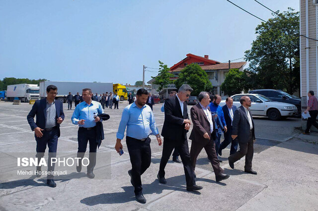 بازدید معاون و مدیران ستادی گمرک ایران از زیرساخت های اقتصادی مرزهای زمینی و ریلی آستارا