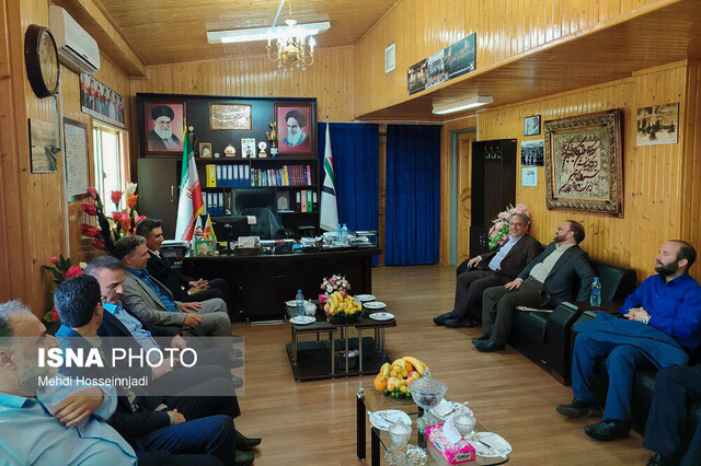 بازدید معاون و مدیران ستادی گمرک ایران از زیرساخت های اقتصادی مرزهای زمینی و ریلی آستارا