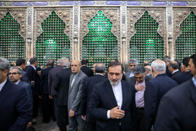 تجدید میثاق وزیر خارجه و تعدای از سفرای ایران در کشورهای خارجی با آرمانهای امام راحل