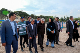 مسابقات بین‌المللی سوارکاری جام آرموس با حضور حمید سجادی وزیر ورزش و جوانان