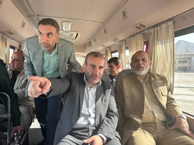  بازدید وزیر کشور از پروژه راه‌آهن کرمانشاه - خسروی