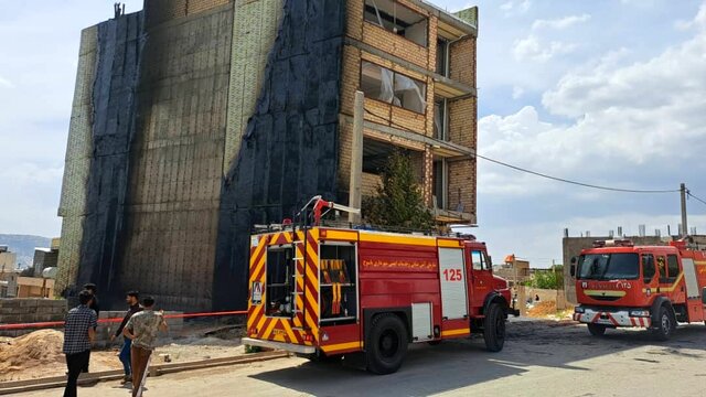 آتش سوزی یک کارگاه چوب بری در مادوان بویراحمد