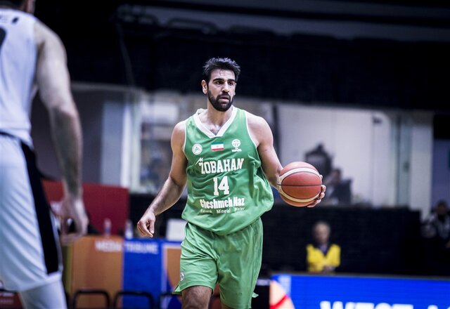 ارسلان کاظمی در جمع بهترین های بسکتبال غرب  آسیا