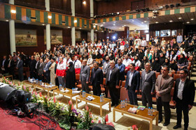 آغاز مراسم اختتامیه دوازدهمین آیین اعطای تندیس ملی فداکاری به دانشجویان ایران
