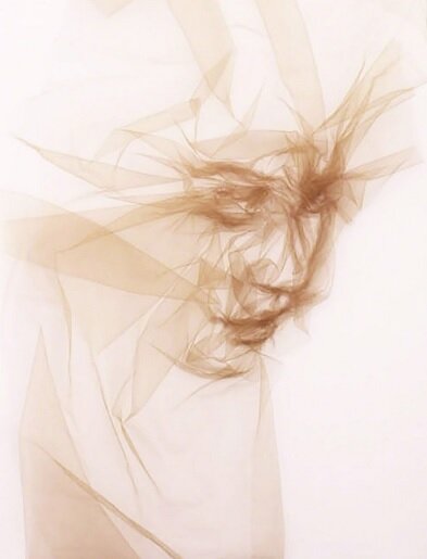 خلق پرترههای سهبعدی با پارچههای توری + تصاویر