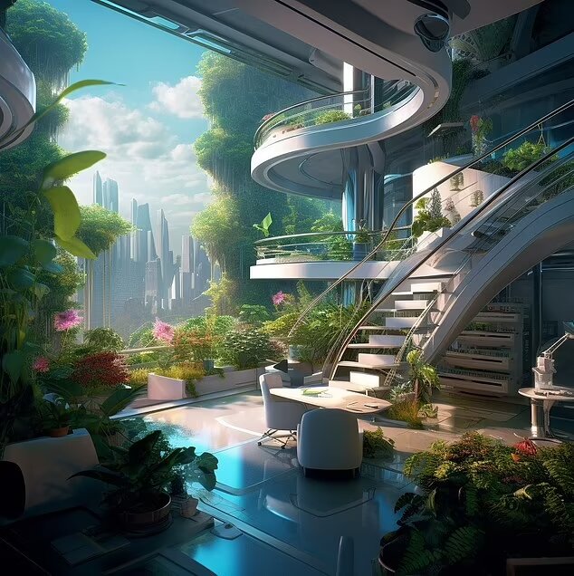 تصاویر هوش مصنوعی از خانهها در سال ۲۰۵۰