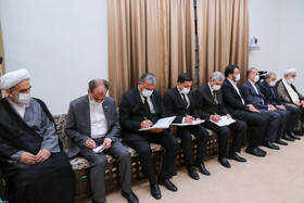دیدار رئیس شورای مصلحت خلق ترکمنستان با مقام معظم رهبری