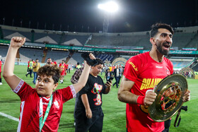 جشن قهرمانی پرسپولیس در جام حذفی فوتبال ایران