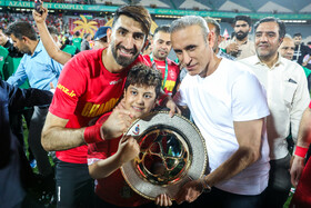 جشن قهرمانی پرسپولیس در جام حذفی فوتبال ایران