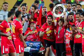 جشن قهرمانی پرسپولیس در جام حذفی فوتبال ایران