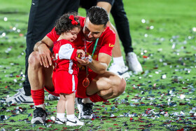 جشن قهرمانی پرسپولیس در جام حذفی فوتبال ایران