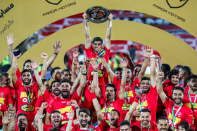 جشن قهرمانی پرسپولیس در جام حذفی فوتبال ایران
