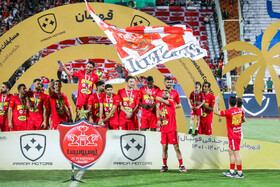 جشن قهرمانی پرسپولیس در جام حذفی فوتبال ایران