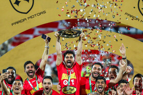 جشن قهرمانی پرسپولیس در جام حذفی فوتبال ایران