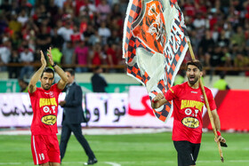 جشن قهرمانی پرسپولیس در جام حذفی فوتبال ایران