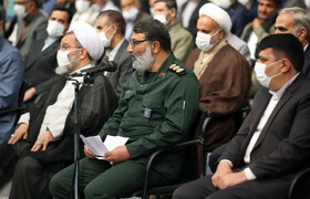 دیدار دست‌اندرکاران کنگره شهیدان سبزوار و نیشابوربا مقام معظم رهبر ی