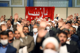 دیدار دست‌اندرکاران کنگره شهیدان سبزوار و نیشابوربا مقام معظم رهبر ی