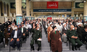 دیدار دست‌اندرکاران کنگره شهیدان سبزوار و نیشابوربا مقام معظم رهبر ی