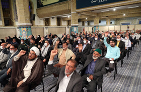 دیدار دست‌اندرکاران کنگره شهیدان سبزوار و نیشابوربا مقام معظم رهبر ی