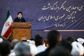 سید ابراهیم رییسی، رییس جمهور در مراسم شب سی و چهارمین سالگرد ارتحال امام راحل