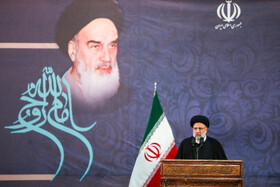 سید ابراهیم رییسی، رییس جمهور در مراسم شب سی و چهارمین سالگرد ارتحال امام راحل