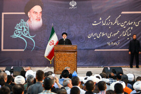 سید ابراهیم رییسی، رییس جمهور در مراسم شب سی و چهارمین سالگرد ارتحال امام راحل