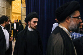 سید احمد خمینی در مراسم شب سی و چهارمین سالگرد ارتحال امام راحل