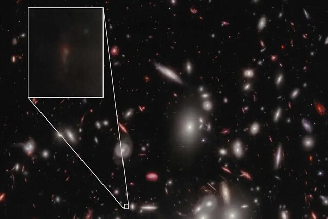رصد کم‌نورترین کهکشان در کیهان اولیه توسط جیمز وب
