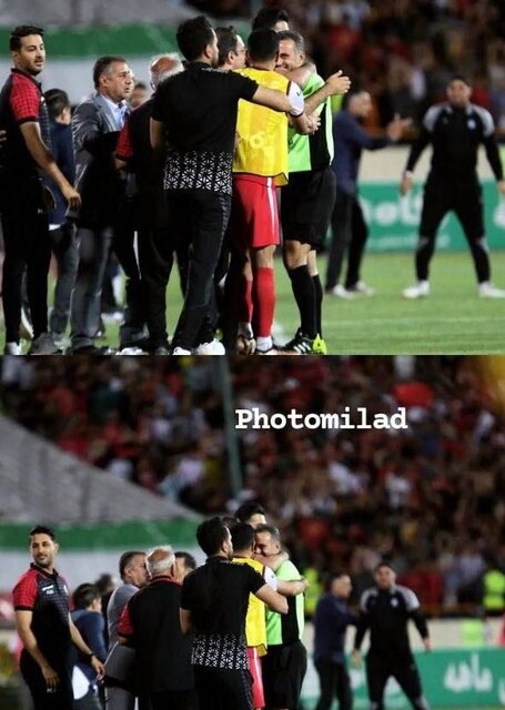 واکنش داور دربی ۱۰۱ به خوشحالی با پرسپولیسیها!