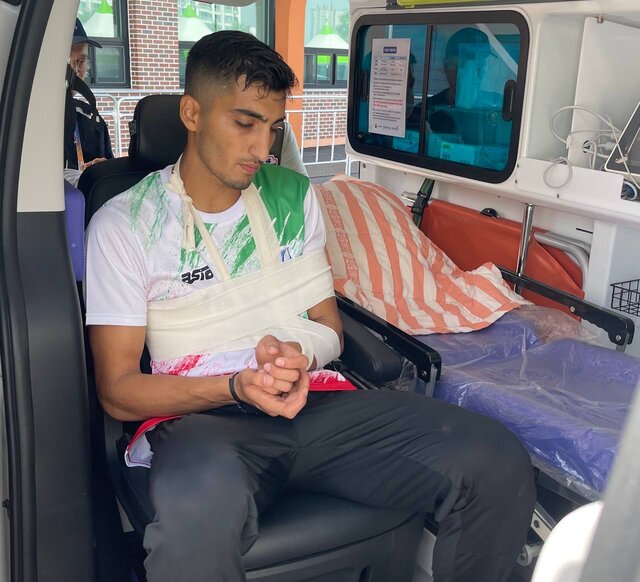 برنز آسیا بر گردن پرتابگر ایران/ انتقال دونده ملیپوش به بیمارستان