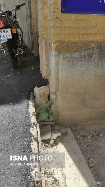 منظر مسجد هزارساله شیراز در معرض آسیب