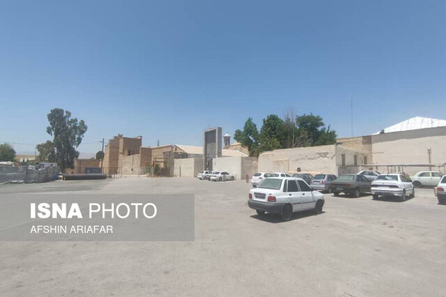 منظر مسجد هزارساله شیراز در معرض آسیب