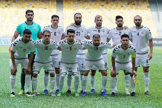 ترک زمین بازیکنان افغانستان در جام کافا