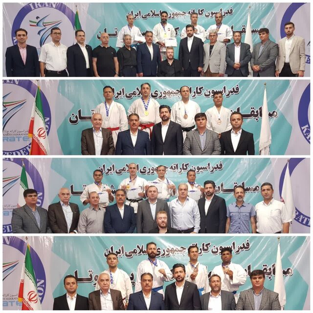 ۵ مدال رنگارنگ، حاصل کار پیشکسوتان کاراته استان کرمان در مسابقات کشور ۵ مدال رنگارنگ، حاصل کار پیشکسوتان کاراته استان کرمان در مسابقات کشور