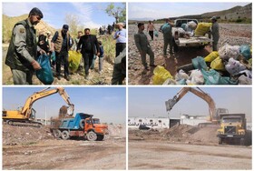 جمع آوری بیش از ۱۶ هزار تن نخاله ساختمانی در تهران