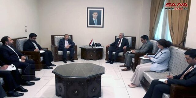 دیدار خاجی با معاون وزیر خارجه سوریه