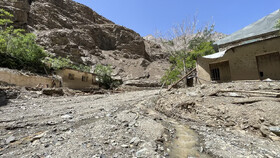 خسارت سیل به روستای کوشک‌بالا کرج