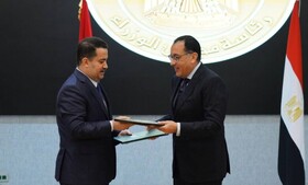 امضای ۱۱ یادداشت همکاری بین عراق و مصر در سفر السودانی به قاهره