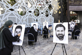 مراسم چهلمین روز شهادت حمیدرضا الداغی