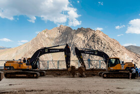 بازدید خبرنگاران از نقاط سیل‌زده جاده چالوس