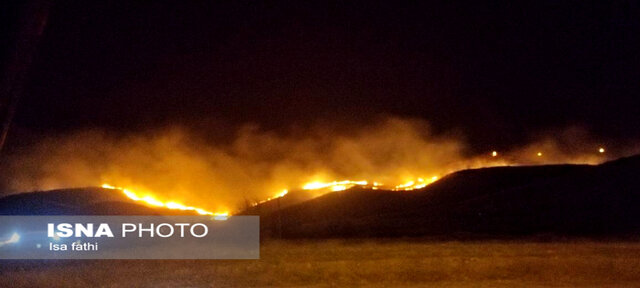 عکس تزئینی عوامل آتشسوزی چگنی شناسایی نشدهاند