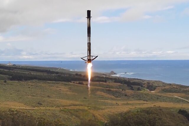 ویدئویی از دویستمین فرود موفق موشک «اسپیس‌ایکس»