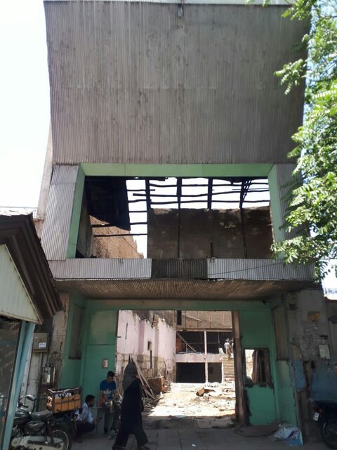 یک سینما در تهران تخریب شد