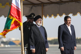 مراسم استقبال از رئیس جمهوری در بازگشت از آمریکای لاتین