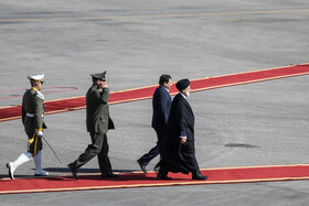 مراسم استقبال از رئیس جمهوری در بازگشت از آمریکای لاتین