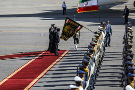 مراسم استقبال از رئیس جمهوری در بازگشت از آمریکای لاتین