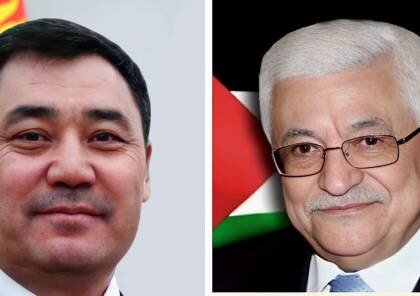 محمود عباس در بازگشت از چین در قرقیزستان توقف کرد
